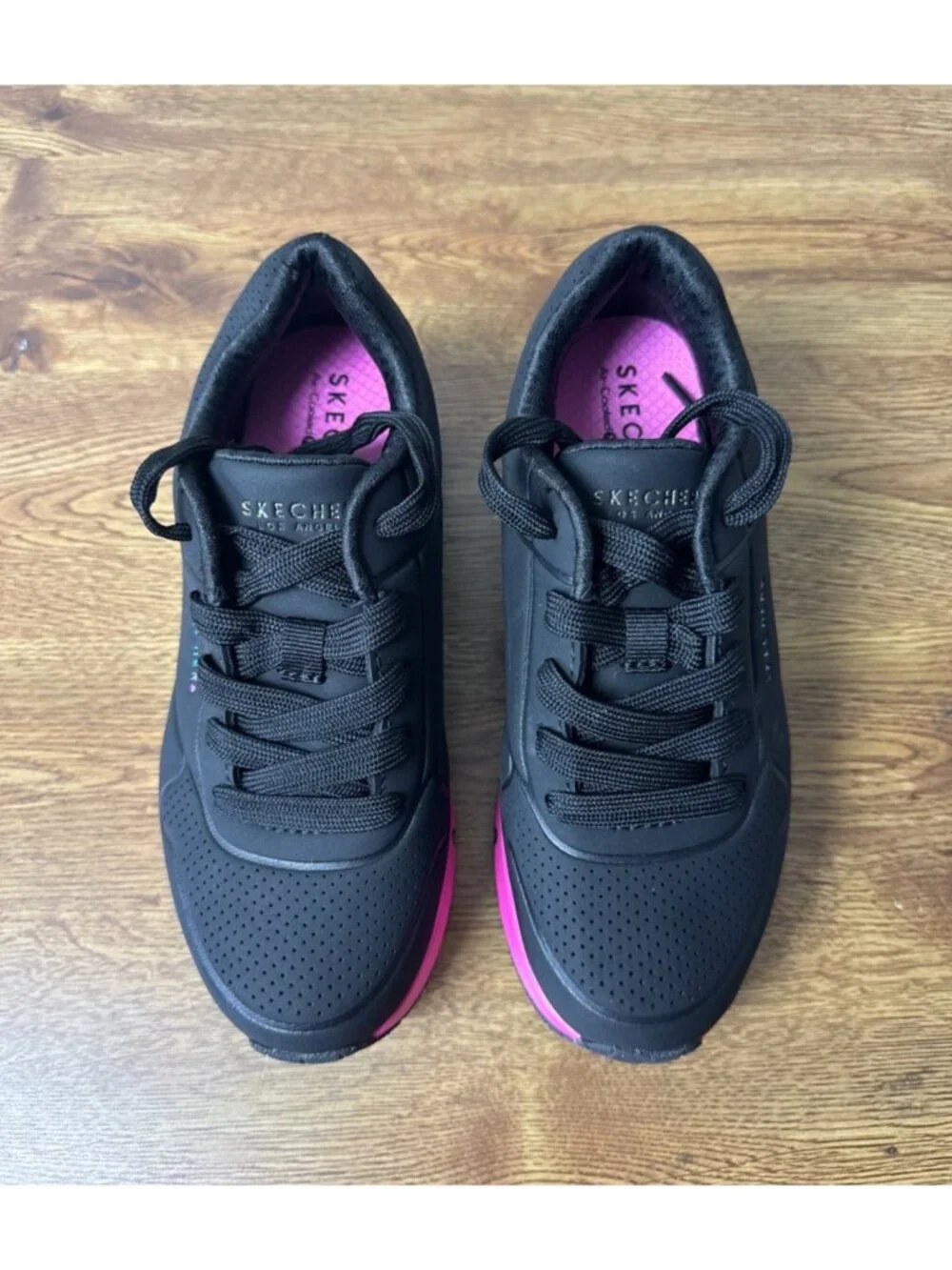 Girl's Shoes SKECHERS KIDS Uno Gen1 - Pop Of Ombre Black 310549L Size 1